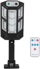 Saska Garden, latarnia solarna, z pilotem i czujnikiem ruchu, 43 LED