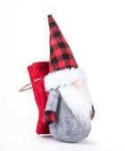 Saska Garden, Mikołajek dekoracyjny z workiem na prezent, 20 cm