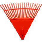 Saska Garden, Retro, grabie ogrodowe do liści, pomarańczowe, L