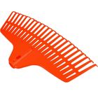 Saska Garden, Retro, grabie ogrodowe do liści, pomarańczowe, M