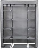 Saska Garden, szafa tekstylna, szara, 175-133-43 cm, 28873