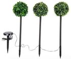 Saska Garden, zestaw lamp solarnych, 27 LED, 3 szt.