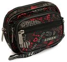 Saszetka do ręki, czarna, Loren