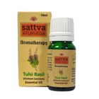 Sattva, Aromatherapy Essential Oil, olejek eteryczny, Tulsi Basil, 10 ml