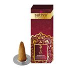 Sattva, Incense Sticks Cones kadzidła stożkowe Sandalwood, 10 szt.