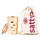 Sattva, kubek miedziany z pokrywką, Diamond, 350 ml