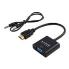 Savio, adapter, CL-23/B, HDMI M - D-Sub (VGA) F, 0,20m, czarny