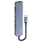 Savio, hub USB-C, 7w1