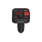 Savio, transmiter FM z wyświetlaczem, ładowarka, bluetooth