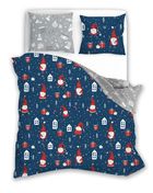 Scandic, Radosne Elfy, 3-częściowy komplet pościeli, bawełna, 160-200 cm