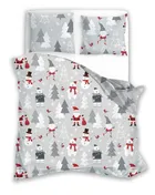 Scandic, Śnieżny Las, 2-częściowy komplet pościeli, bawełna, 140-200 cm