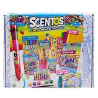 Scentos, Pachnący zestaw artystyczny, z walizką do pokolorowania, niebieska