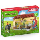 Schleich, Farm World, Końska stajnia, zestaw, 42485