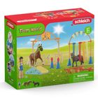 Schleich, Farm World, Trening zręcznościowy dla kuców, zestaw, 42481
