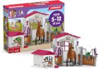 Schleich, Horse Club, Boks dla koni z budą dla psa, zestaw, 72218