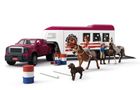Schleich, Horse Club, Ciężarówka Lakeside z przyczepą, zestaw, 42705