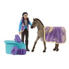 Schleich, Horse Club, Zestaw pielęgnacyjny dla konia criollo definitivo z Kim, 42753