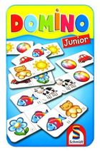 Schmidt, Domino Junior, familijna gra obrazkowa w metalowej puszce