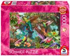 Schmidt, Kolorowe kolibry, puzzle, 1000 elementów