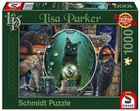 Schmidt, Magiczne koty, puzzle, 1000 elementów