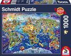 Schmidt, Odkrywanie świata, puzzle, 1000 elementów