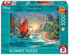 Schmidt Spiele, Disney, Thomas Kinkade: Vaiana: Skarb oceanu, puzzle, 1000 elementów