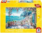 Schmidt Spiele, Nadmorski taras, puzzle, 1000 elementów