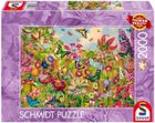 Schmidt Spiele, Ogród Motyli, puzzle, 2000 elementów