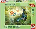 Schmidt Spiele, Silvia Christoph, W lesie kolibrów, puzzle, 1000 elementów