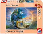 Schmidt Spiele, Silvia Christoph, Wszędzie góry, puzzle, 1000 elementów