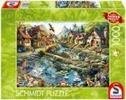 Schmidt Spiele, Wioska na skraju lasu, puzzle, 1000 elementów