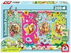 Schmidt, Szczęśliwe konie, puzzle, 200 elementów