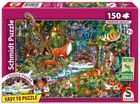 Schmidt, Zwierzęta w lesie, puzzle, 150 elementów