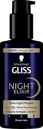 Schwarzkopf, Gliss overnight repair, serum do włosów zniszczonych, 100 ml