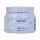 Schwarzkopf Professional, Blond Me Bond Repair Purple, neutralizująca maska do włosów siwych i blond, 200 ml