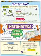 Ściąga harmonijka matermatyka - trójkąty B6