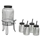 Secret de Gourmet, dozownik do napojów, 4l + 4 szklanki, 450 ml