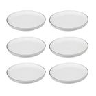 Secret de Gourmet, talerze deserowe porcelanowe, Sublima, złota obwódka, średnica 20 cm, 6 szt.