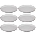 Secret de Gourmet, talerze obiadowe porcelanowe, Sublima, złota obwódka, średnica 27 cm, 6 szt.