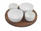 Secret de Gourmet, Tapas, półmisek z ceramicznymi miseczkami