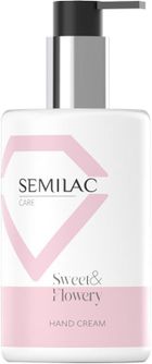 Semilac, Care Sweet & Flowery, krem do rąk i paznokci, 250 ml