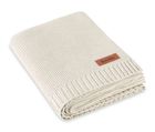 Sensillo, Elva, koc z wiskozy bambusowej i bawełny, cool beige, 80-100 cm