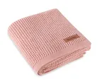Sensillo, koc z wełny merino, light pink, 90-75 cm