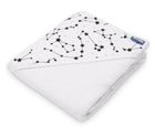 Sensillo, Krepa, okrycie kąpielowe, białe, 100-100 cm