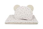 Sensillo, Rose, bawełniany komplet do wózka, beige