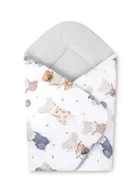 Sensillo, rożek niemowlęcy, mouse grey, 75-75 cm