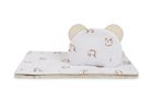 Sensillo, Unicorn, bawełniany komplet do wózka, beige