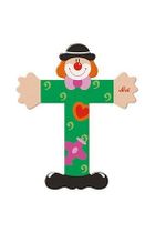 Sevi, T, drewniana literka