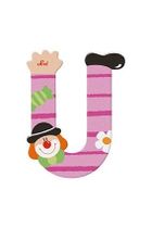 Sevi, U, drewniana literka