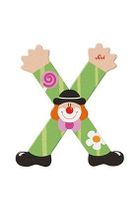 Sevi, X, drewniana literka